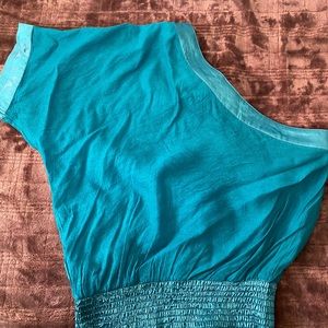 Turquoise color top